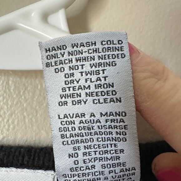 Croft Barrow Cardigan Sweater LARGE Embroidered Fall Leaves Cottage Grandma - Picture 7 of 9